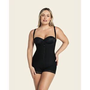 Leonisa TopSculpt Boyshort Bottom Body Shaper Firm Compression Shapewear Black M